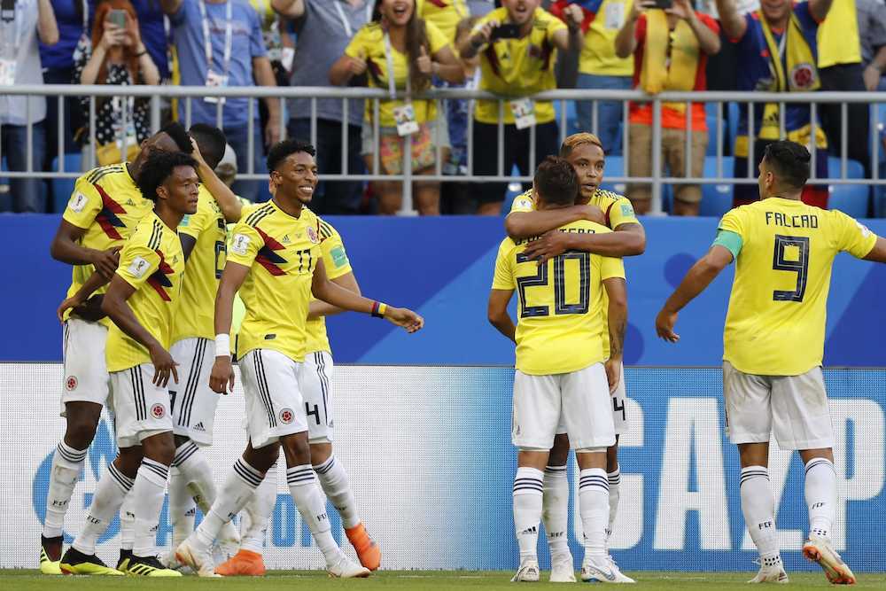 日本、決勝Ｔ進出！コロンビアのセネガル戦勝利にＳＮＳ「コロンビアありがとう」「名産品買う」