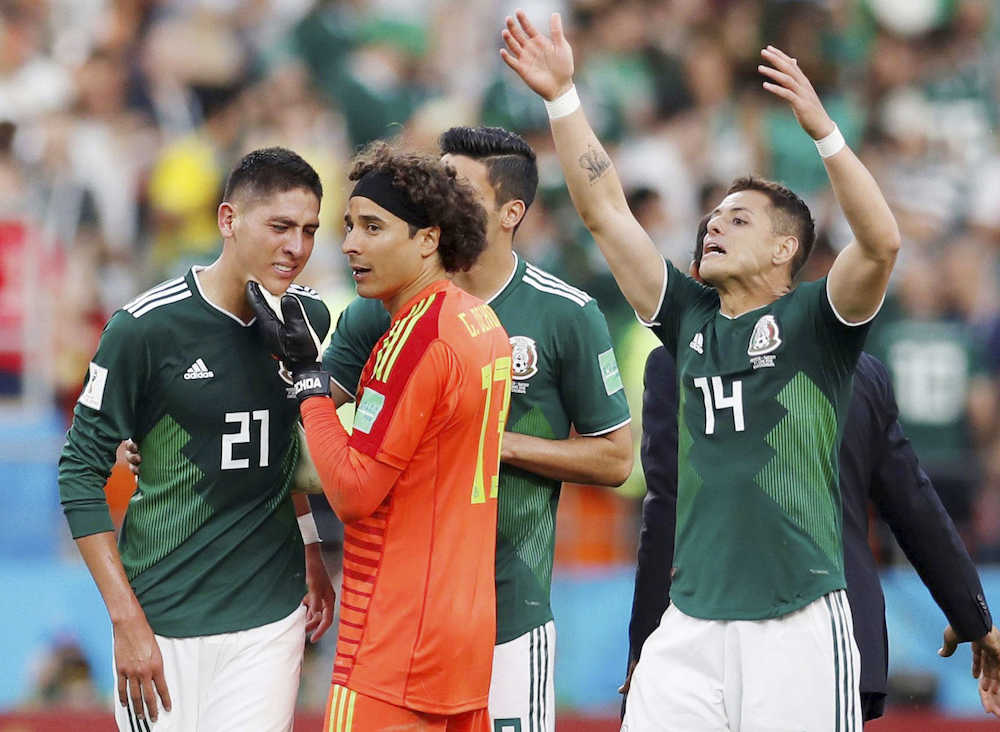 メキシコ、韓国が救世主で２位　決勝Ｔ初戦、ブラジルと対戦