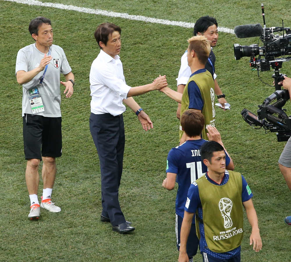 「西野さんは度胸ある」田嶋会長は大胆采配を称える「サッカーはこういうもの」