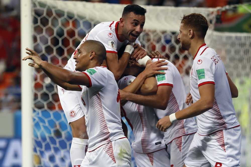 チュニジア４０年ぶり歴史的１勝　Ｗ杯２５００得点とＷ快挙