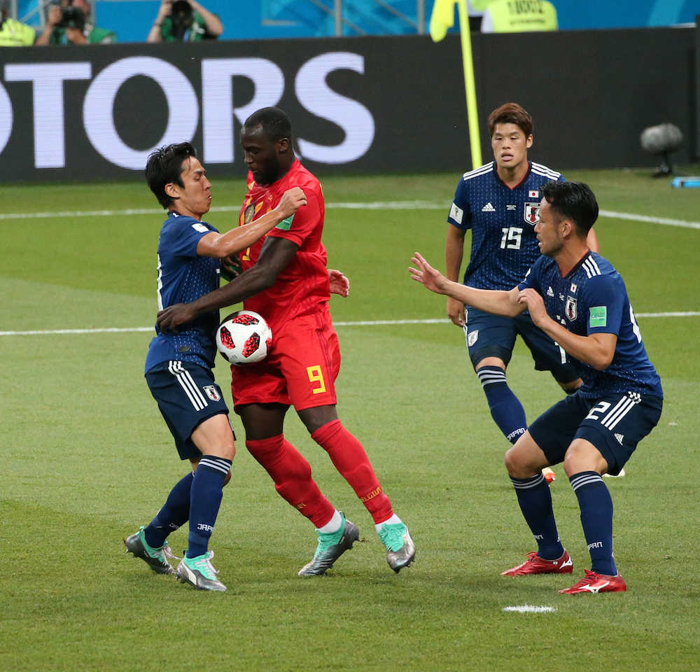 日本ＶＳベルギー　前半は０―０　勝者がブラジルと激突