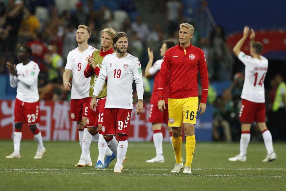 デンマーク開始５５秒弾　両軍得点はＷ杯史上最短記録