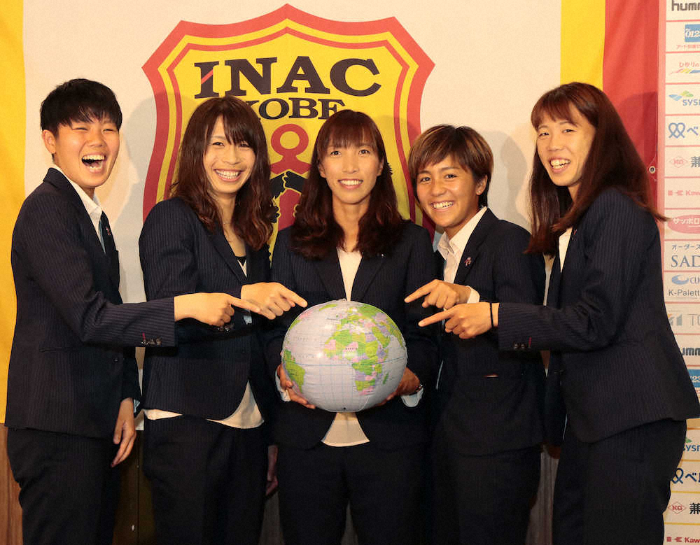INAC神戸、なでしこジャパンへ5人選出　鮫島、最年長の自覚十分