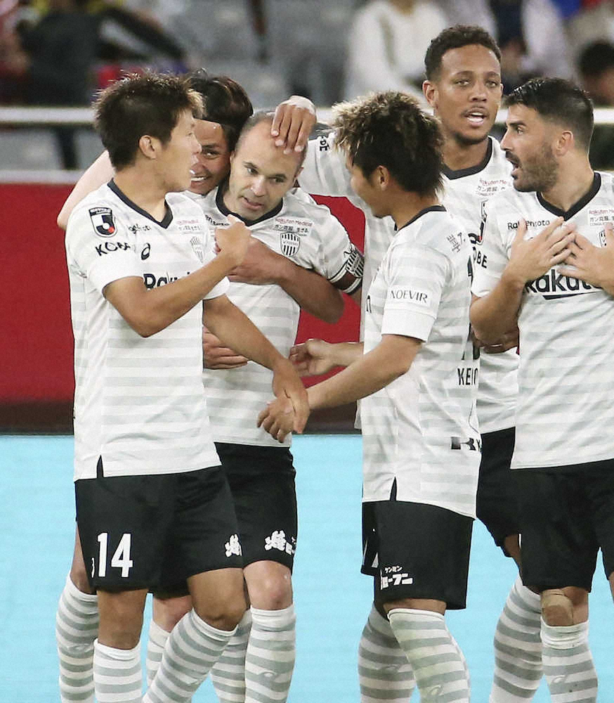 神戸・イニエスタ　4試合ぶりの戦列復帰で今季初ゴール！フィンク新監督の初陣を白星で飾る