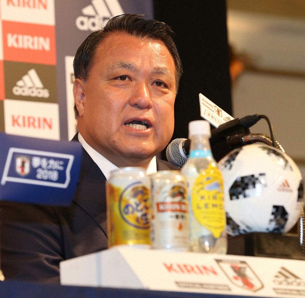新型コロナ感染の田嶋会長、FIFA会長へ「東京五輪は予定通り開催したい」