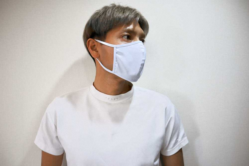 神戸・田中　ジュンヤマスクで医療支援「社会貢献したい感情あった」