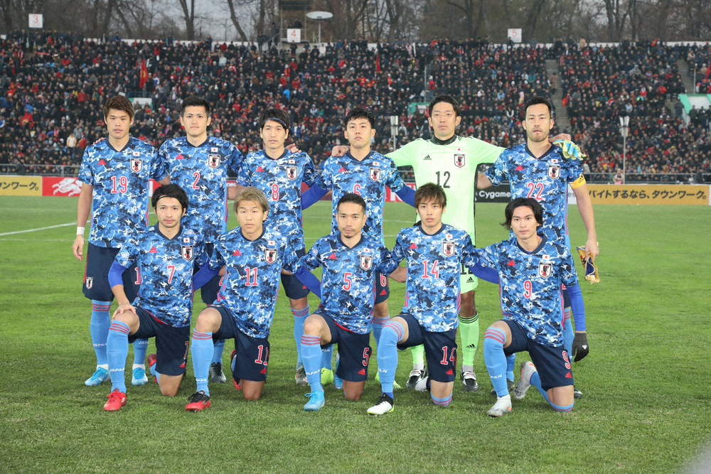 昨年11月14日、W杯アジア2次予選キルギス戦での日本代表先発メンバー