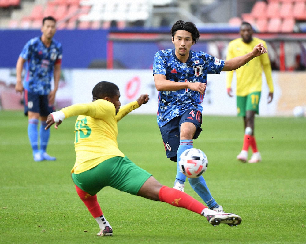 U23主将・中山　A代表カメルーン戦に攻守でアピール「守備では手応えあった」
