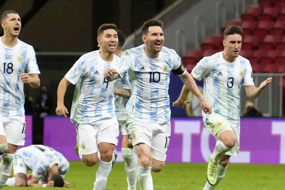 アルゼンチン　コロンビア下し決勝へ、連覇狙うブラジルと10日対戦