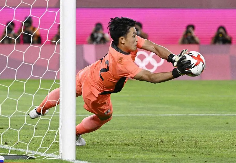 GK谷、金メダル級の殊勲　PK戦の主役!二本止めて日本救った