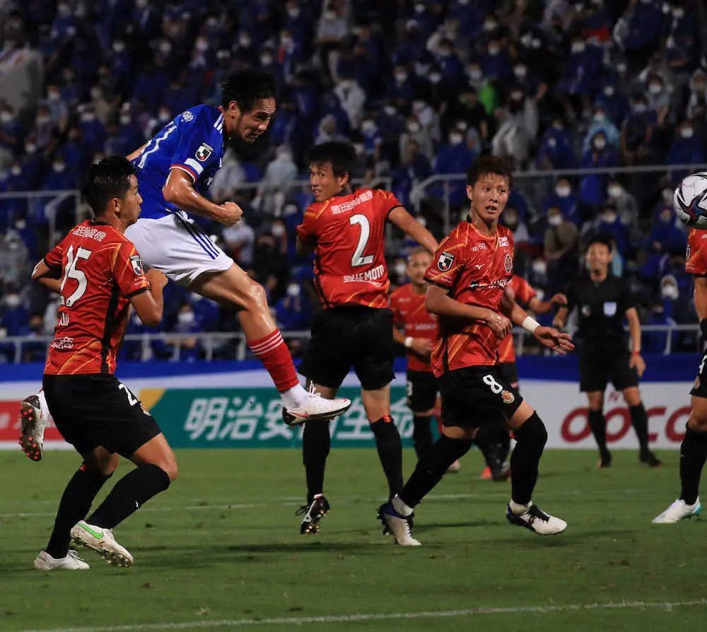 健勇　横浜移籍後初先発初ゴール、3戦目で先制ヘッド　チーム10戦不敗呼ぶ