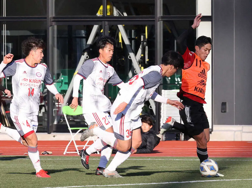 3年ぶり代表復帰の武藤嘉紀が練習試合でゴール　「実戦で決められたのは自信」
