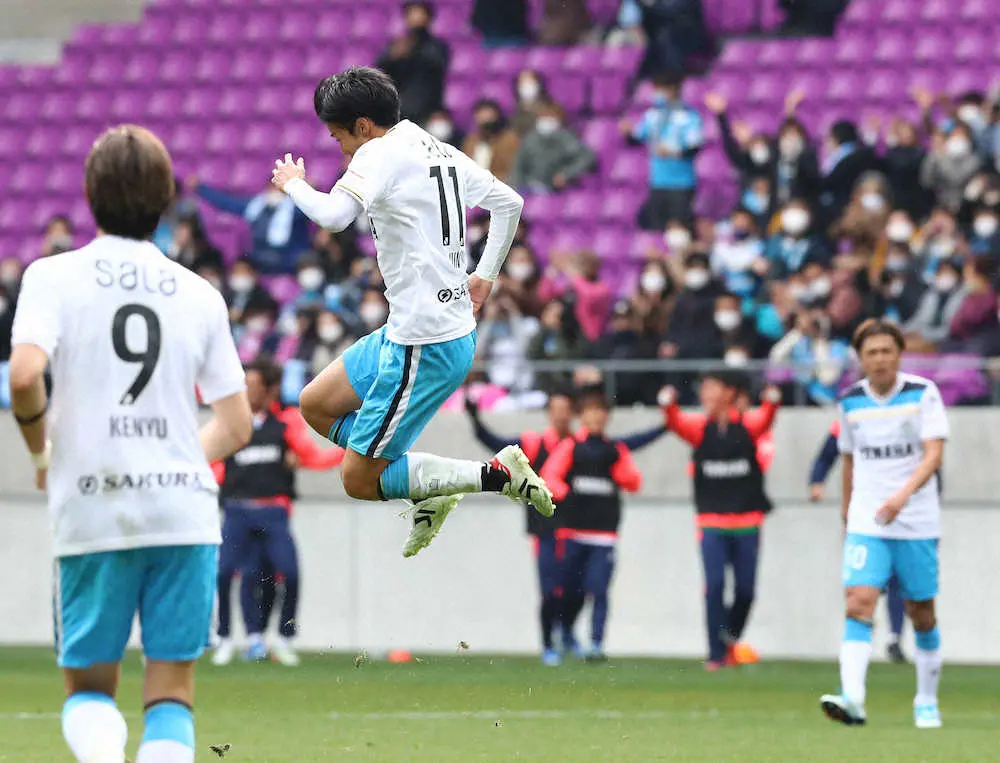 磐田　昇格組対決制して今季初勝利　大津が4発口火の先制弾「絶対に譲れない試合だった」