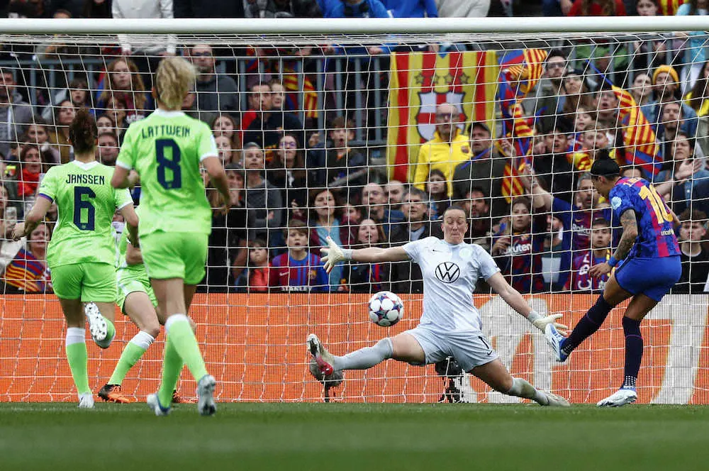 バルセロナが9万1648人を集めて女子サッカー最多入場記録を更新　女子欧州CLで2試合連続