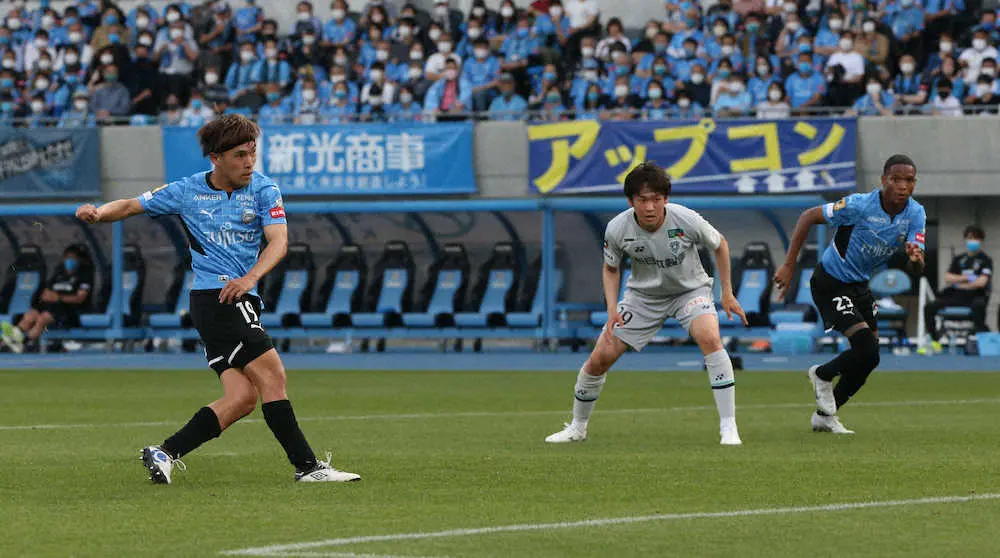 川崎F・遠野大弥が古巣・福岡から今季初得点となる先制点で勝利呼び込む　鹿島と2差2位キープ