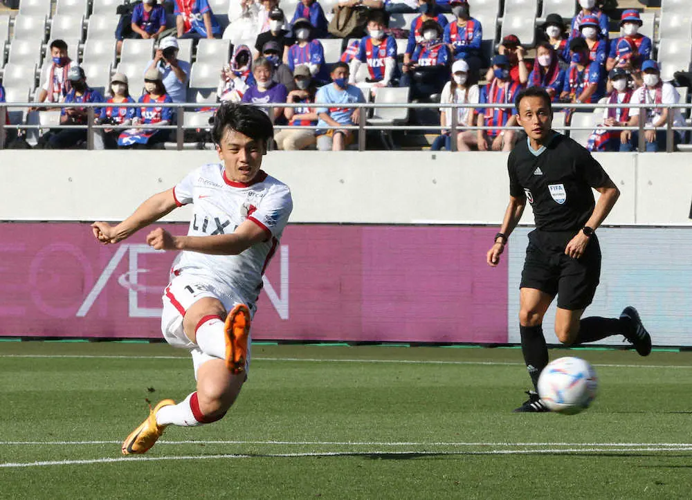日本代表FW上田が3年連続2桁ゴール　クラブとして長谷川祥之以来、26年ぶり快挙