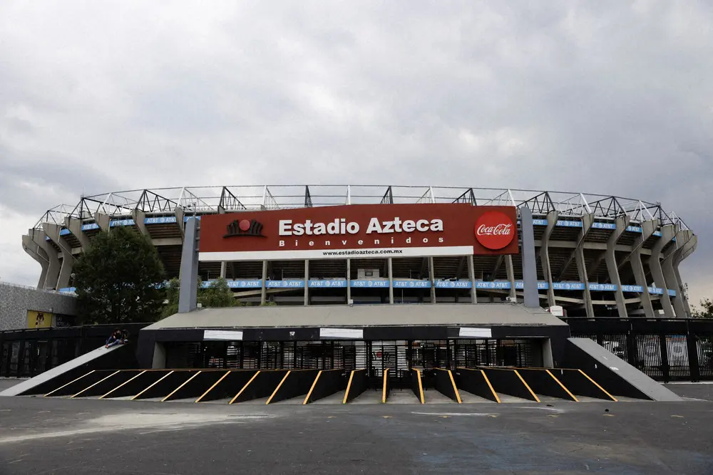 過去2度のW杯決勝が行われた、メキシコのアステカスタジアム（ロイター）