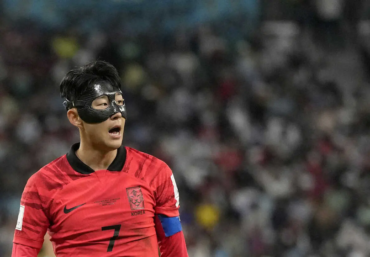 韓国はドロー発進　ウルグアイと0―0　顔面負傷から復帰のエース、ソン・フンミンは不発