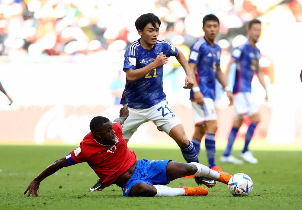 日本代表　コスタリカ戦前半終了0―0　ネットからは不安の声「攻め疲れ心配」「シュートが打ててない」
