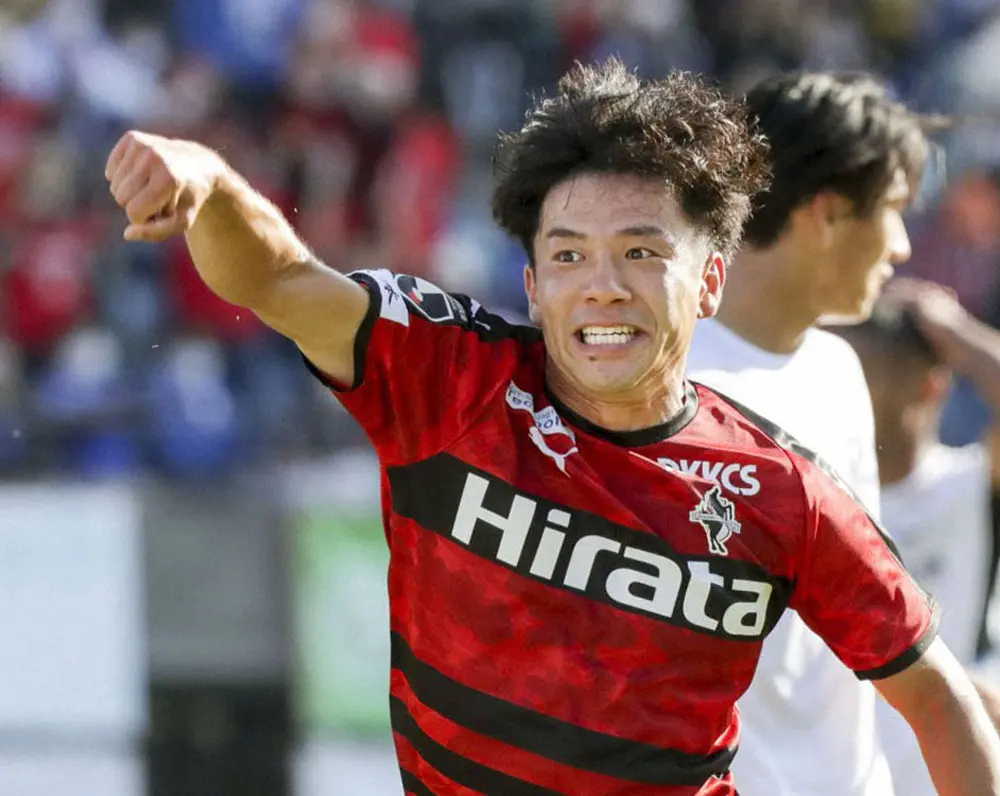 横浜FC　熊本のMF坂本獲得へ　今季リーグ戦40試合で5得点5アシスト
