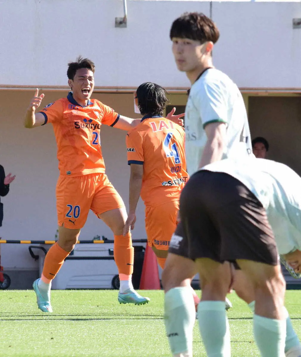 清水　8戦目で今季リーグ初勝利　秋葉新監督「我々には素晴らしい選手がたくさんいる」