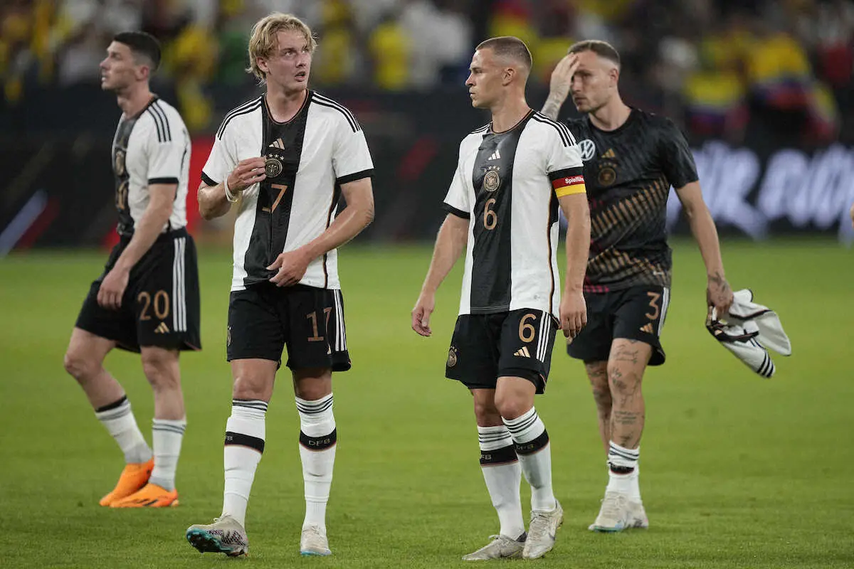 ドイツがコロンビアに初黒星　W杯後も続く不振にフリック監督の進退問題浮上中