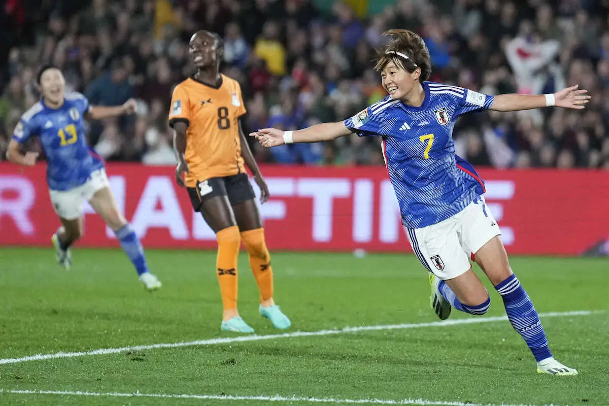 【女子W杯】なでしこ宮沢ひなた2発デビュー「本当にうれしい。あおばを信じて走って良かった」