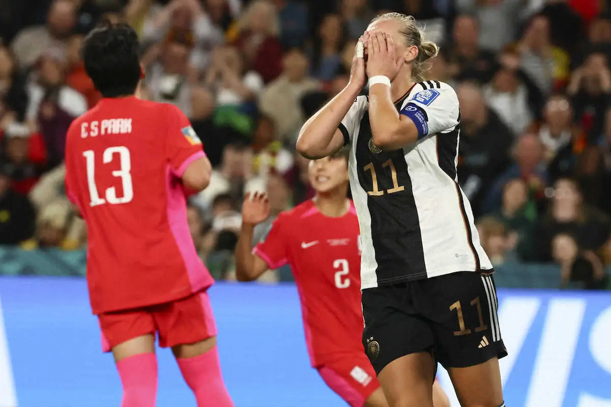 【女子W杯】優勝候補ドイツが史上初の1次L敗退…韓国にドローで初出場モロッコ突破の“大波乱”発生