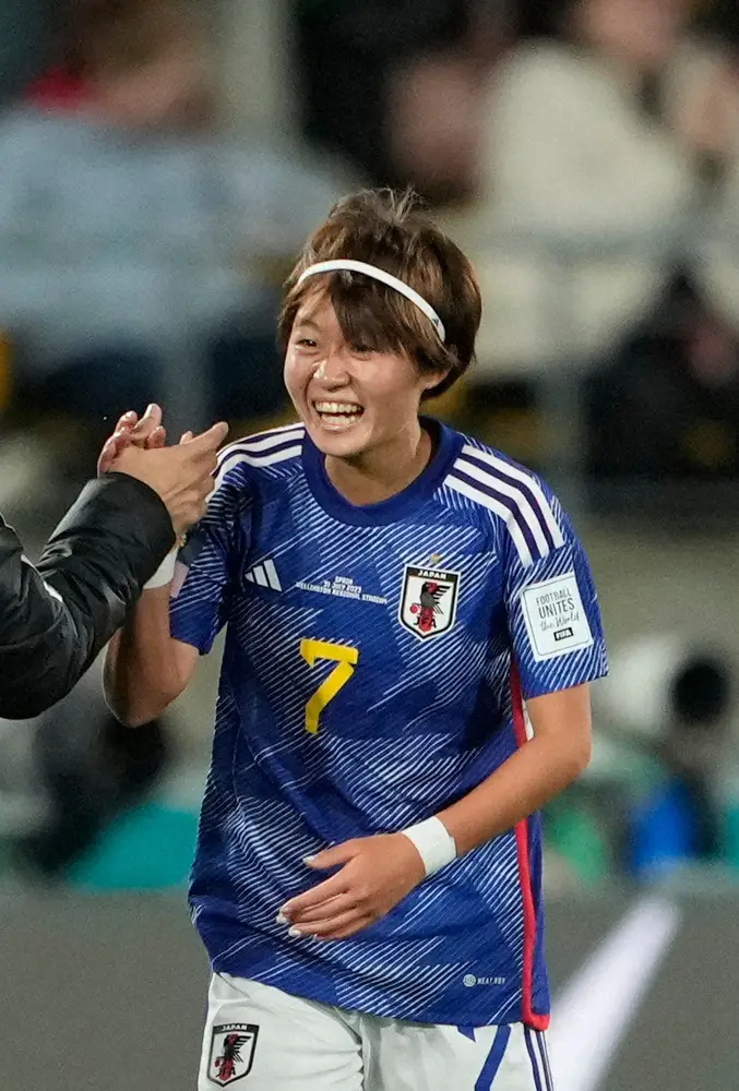 女子W杯で5得点の活躍を見せた日本代表MF宮沢ひなた（AP）