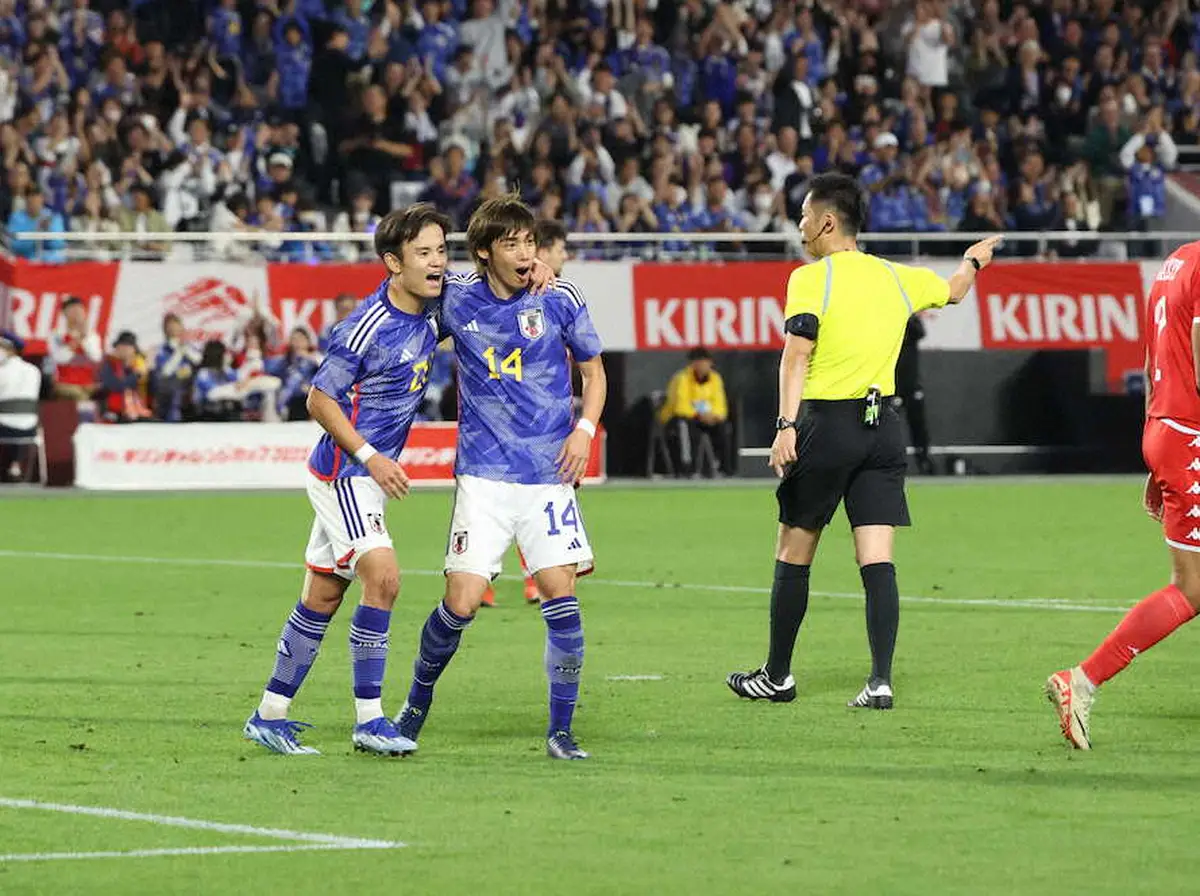 サッカー日本代表　チュニジア戦視聴率13・7％　久保から2発で難敵撃破、W杯2次予選に弾み