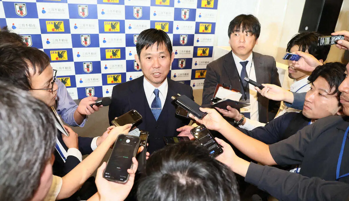 日本代表・森保監督　中村敬斗は「11月のW杯予選難しい」　左足首負傷には「申し訳ない」