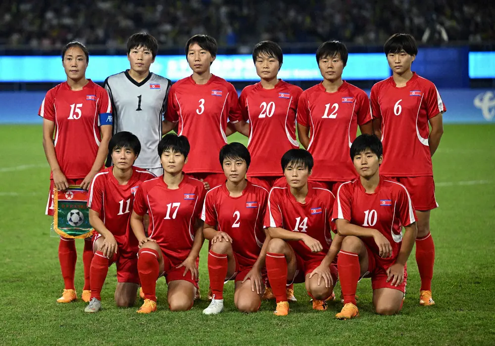 北朝鮮女子サッカー　パリ五輪切符獲得へ前進!タイに7発大勝で最終予選進出“一番乗り”で決めた