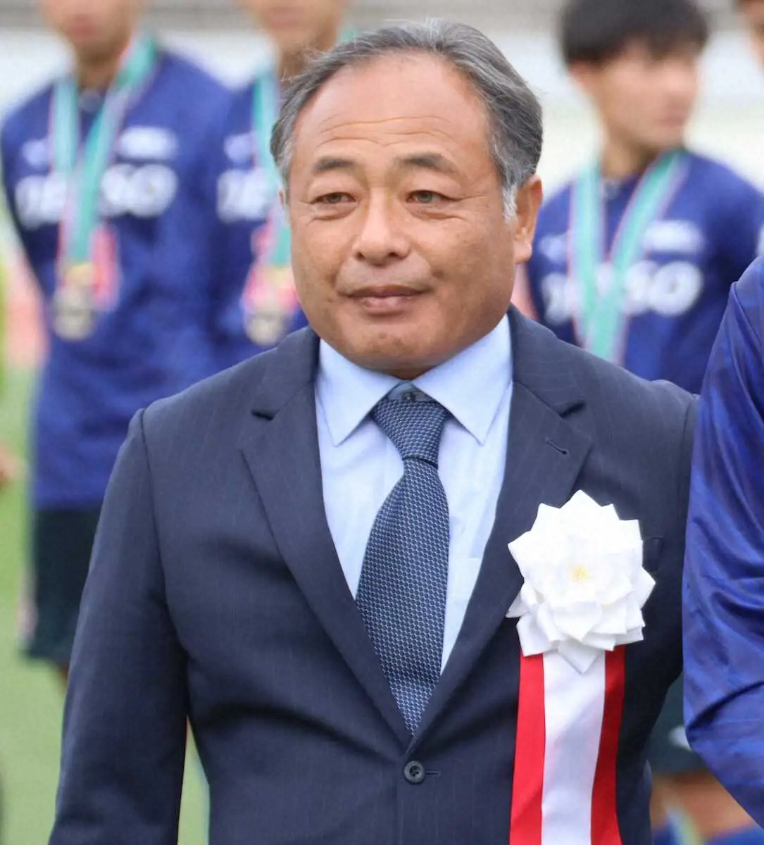 全日本大学サッカー連盟理事長を務める流通経大・中野雄二監督