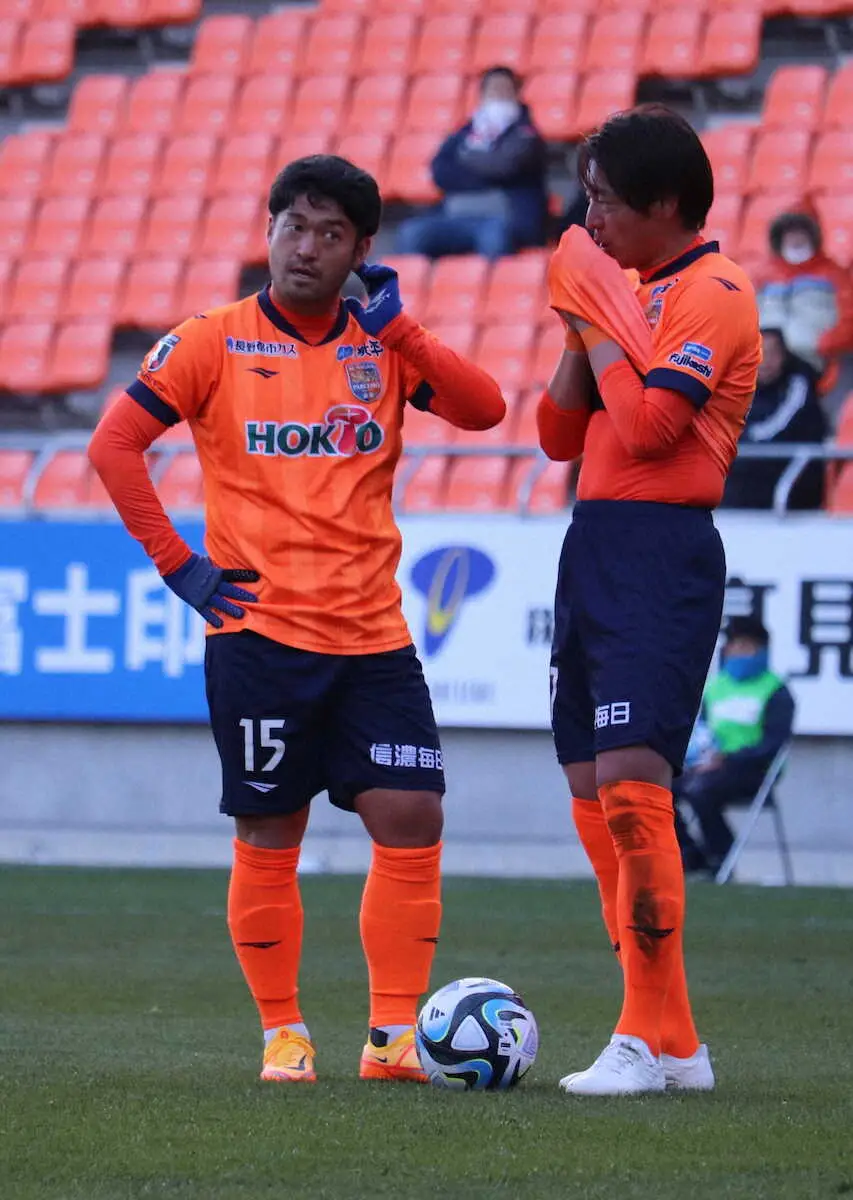 FKの名手、J3長野のMF宮阪が現役引退