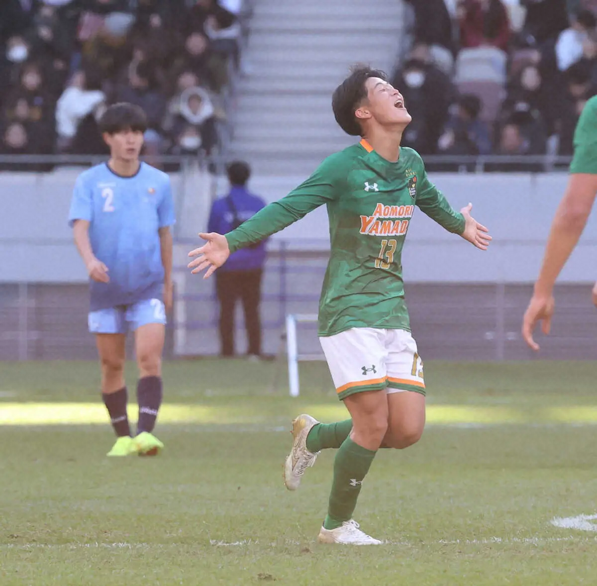 【高校サッカー】青森山田・福島　先制弾で勝利導いた「気持ちのこもった一振りができた」