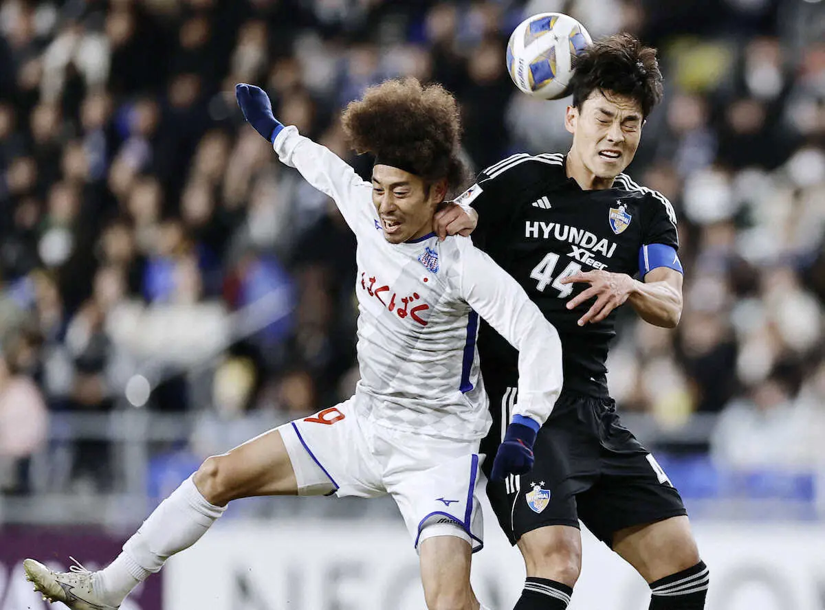 【ACL】甲府FW三平ヒヤリ…韓国選手の“ラフプレー”がネットで反響「後頭部エルボーは危険すぎ」