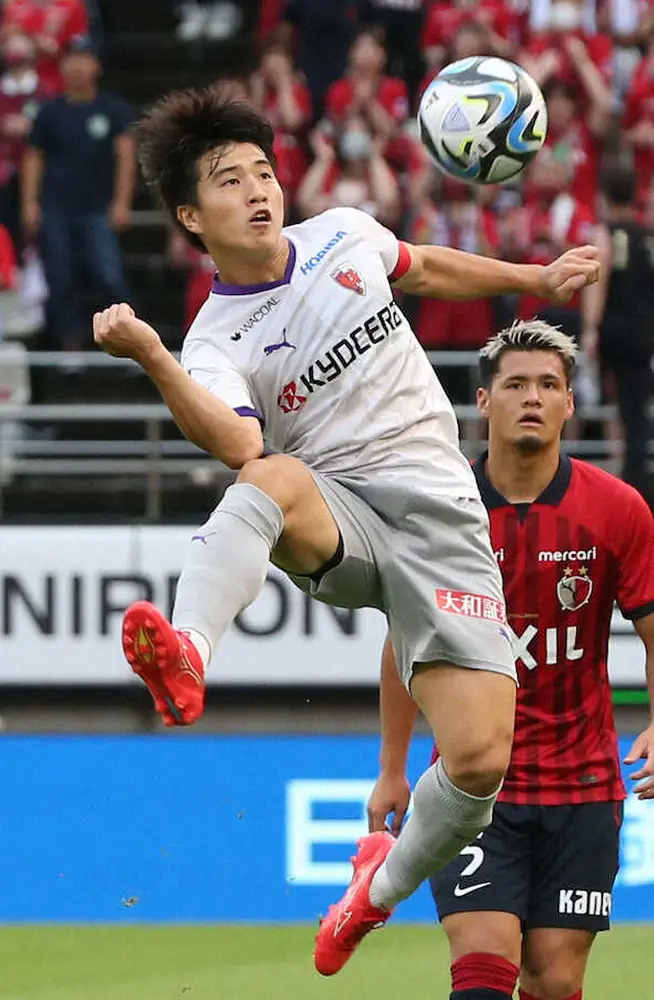 京都MF川崎颯太、自身初2戦連発へ意欲　横浜戦では昨季もゴール