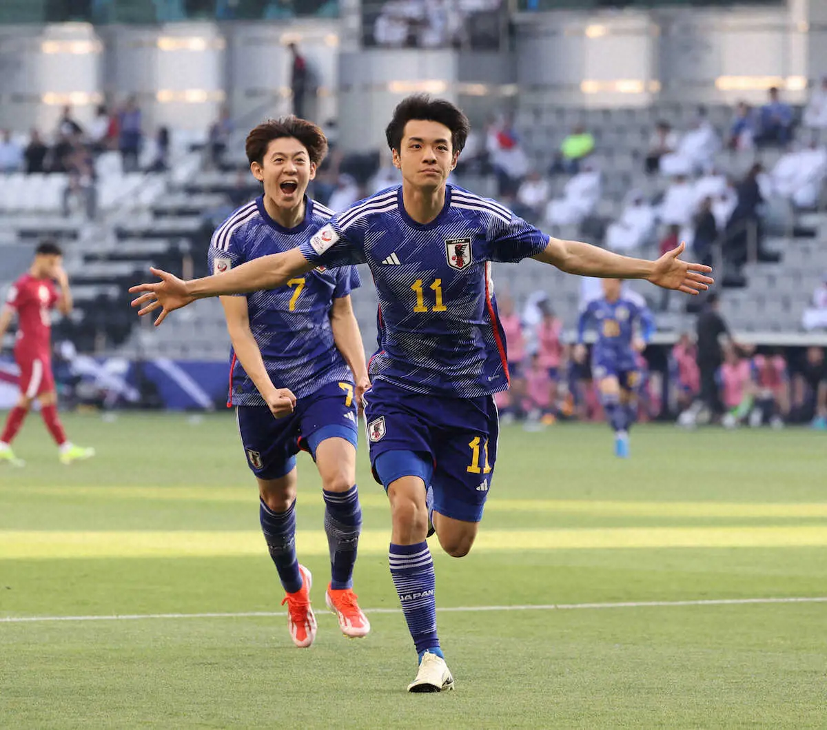 【五輪最終予選】U―23日本代表、開始65秒弾の山田楓喜「ガッチリはまった」「左足で違いを見せたい」