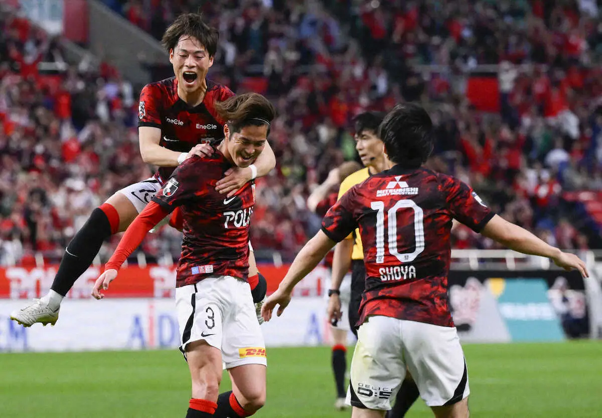 浦和　MF伊藤の今季初ゴール含む2得点で逃げ切った　J1通算600試合出場のGK西川はフル出場で奮闘