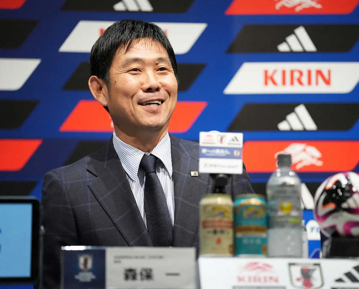 サッカー日本代表　森保監督「成長につながるように」　W杯アジア2次予選メンバー26人発表