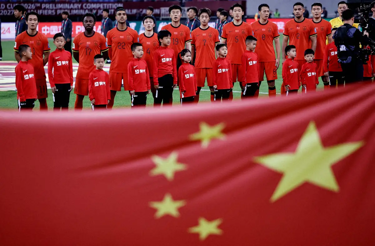 W杯アジア2次予選敗退の可能性も出てきた中国代表イレブン（ロイター）