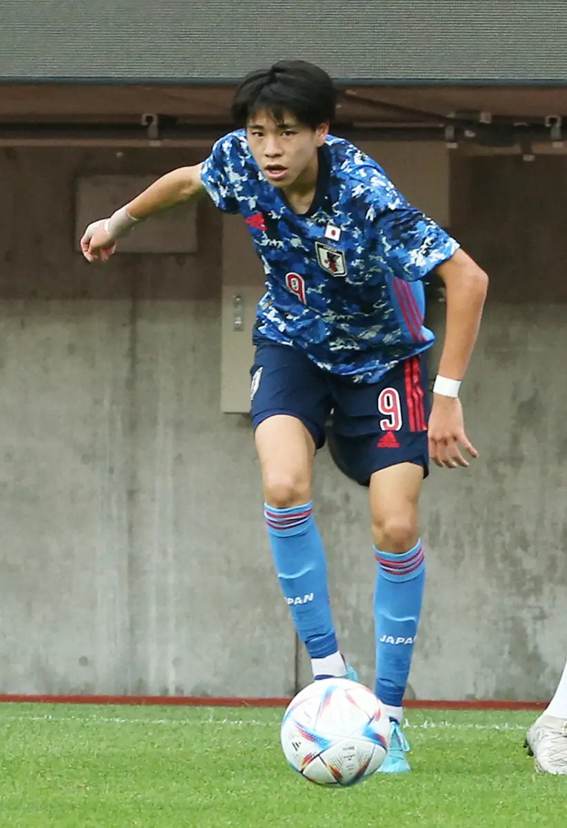 U-16インターナショナルドリームカップ出場時の道脇豊（2022年6月12日撮影）