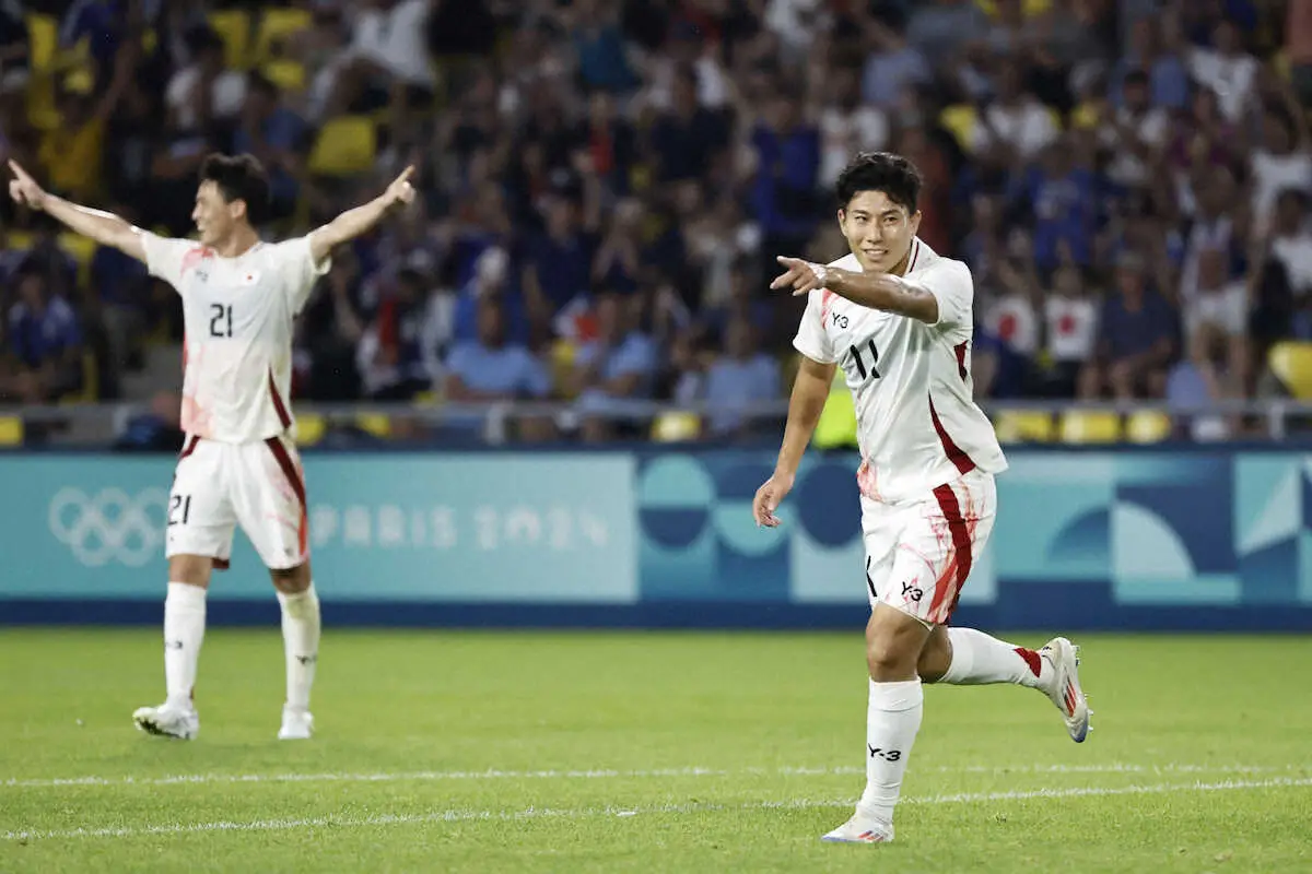 サッカー男子　無傷3連勝で首位通過決めた!途中出場FW細谷が決勝弾　決勝T初戦はスペインと激突