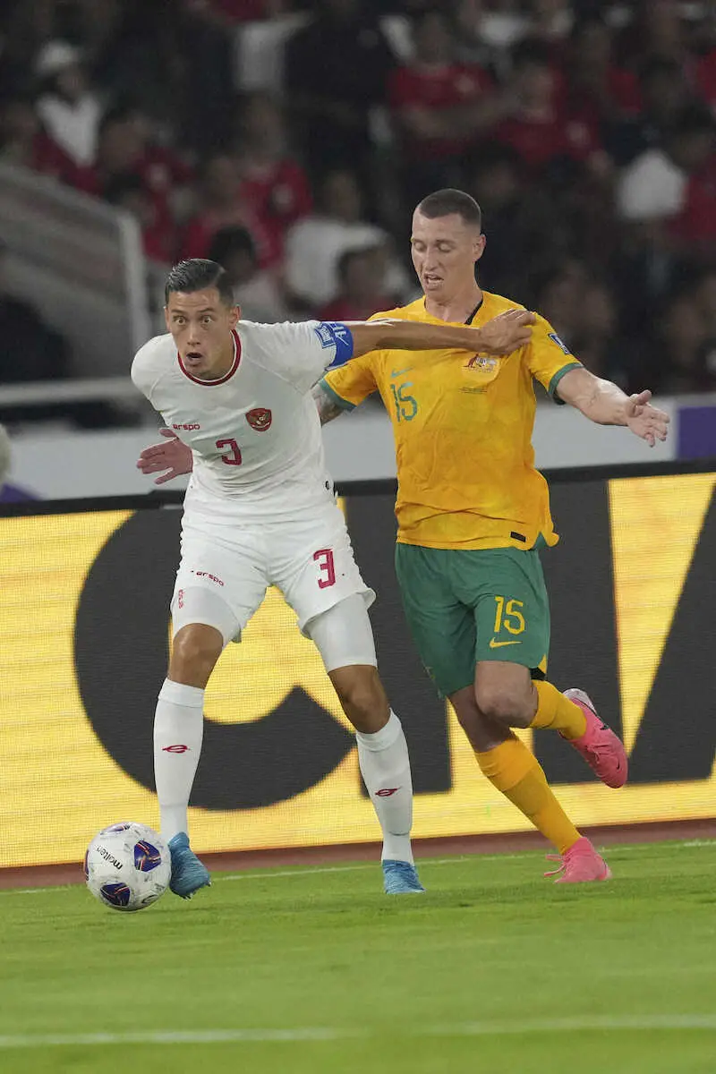 【画像・写真】日本と同組・豪州　インドネシアとドロー　2戦未勝利の5位で最終予選でのW杯切符に“黄信号”