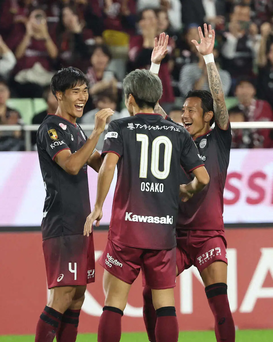 【画像・写真】神戸が暫定首位に浮上　宮代＆山川弾で磐田に快勝