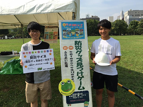 【芝浦工業大学】学生団体が江東区のイベントで防災教育を実施