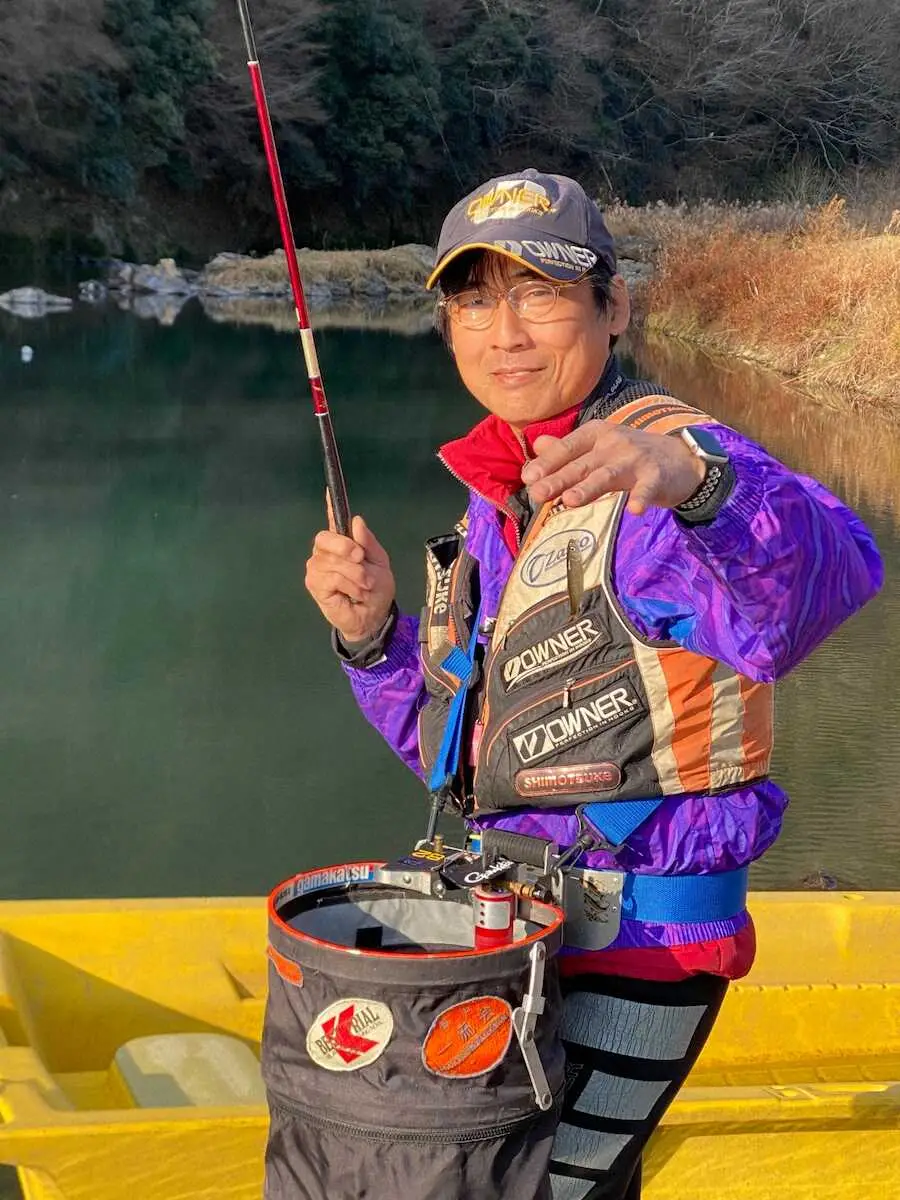 さあ、寒バエ釣りのシーズン到来　「宇甘川の陣」で釣りも釣ったり175匹