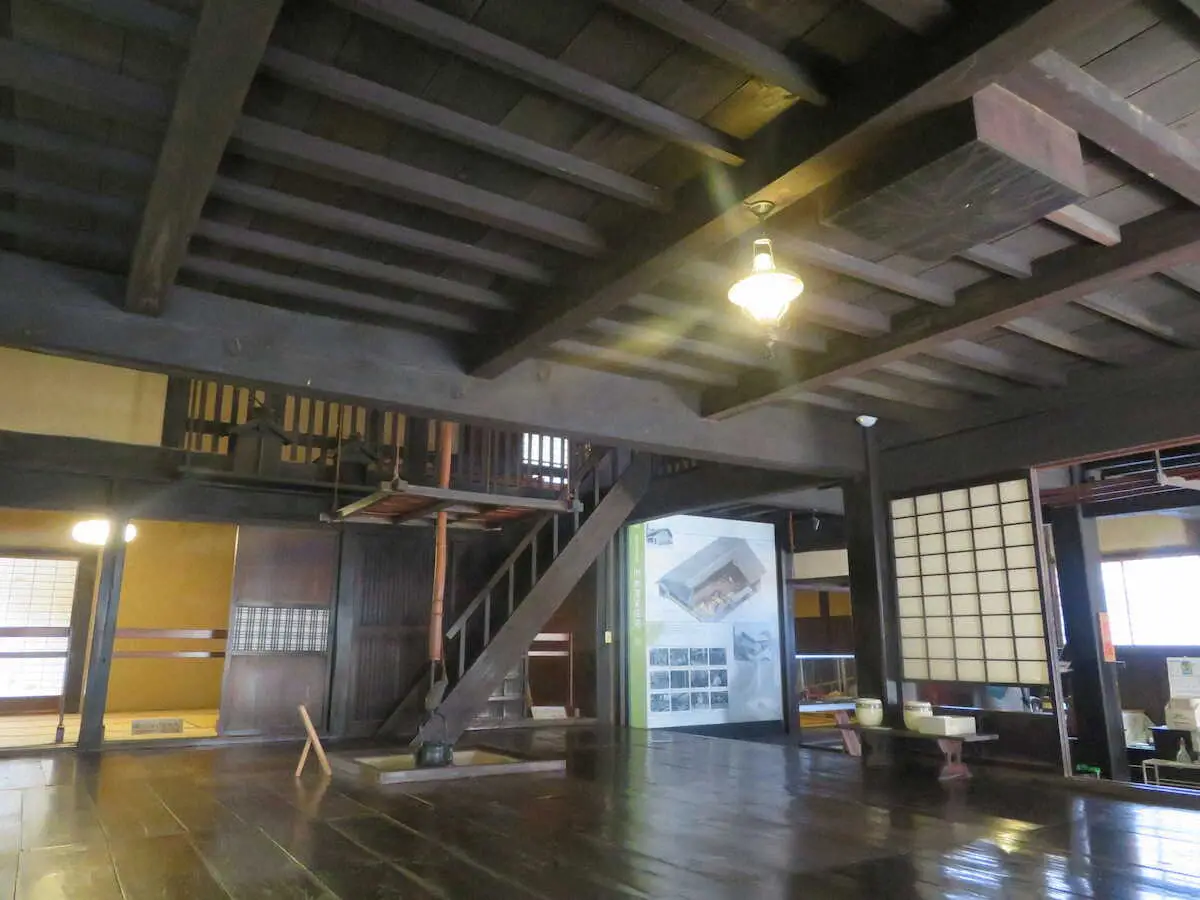 内部も31畳の広さ。上野村が幕府の直轄地だったことをうかがわせる