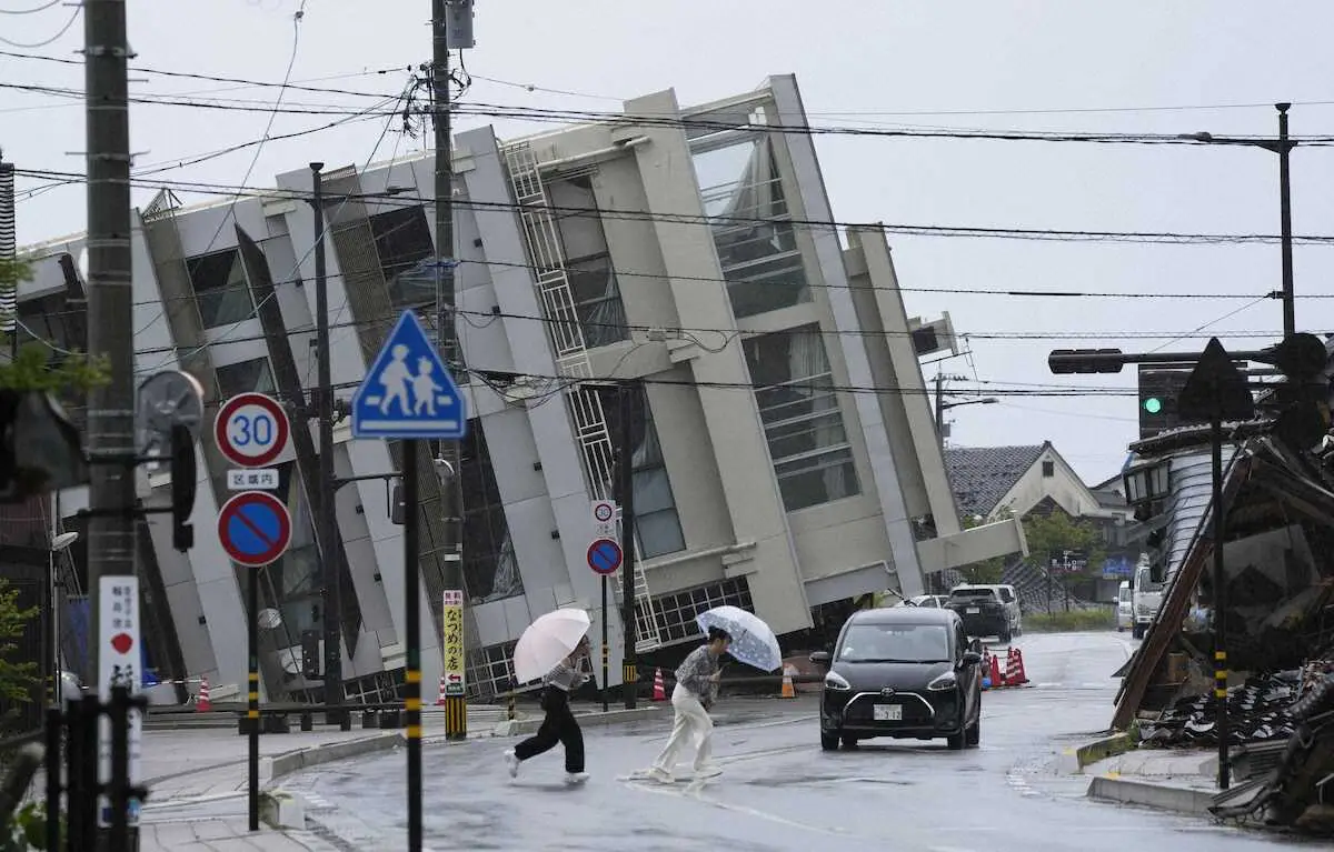 能登半島地震　発生から半年　建物解体わずか4％　復旧遅れ人口流出加速