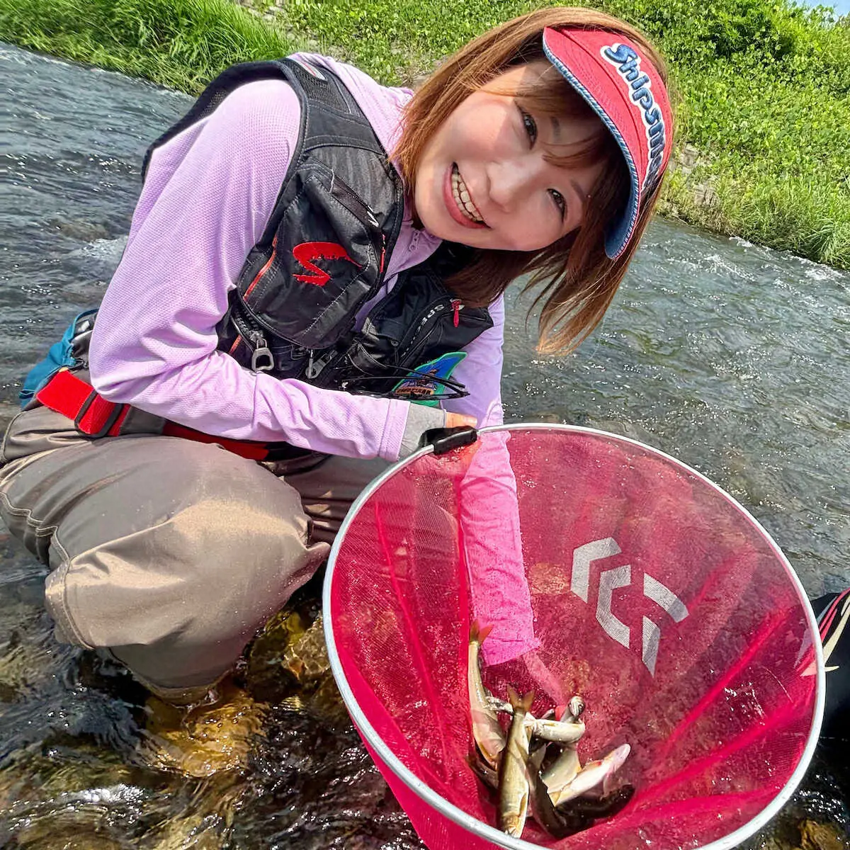 “オトリの循環”が奏功し3時間で10匹を釣ることに成功した